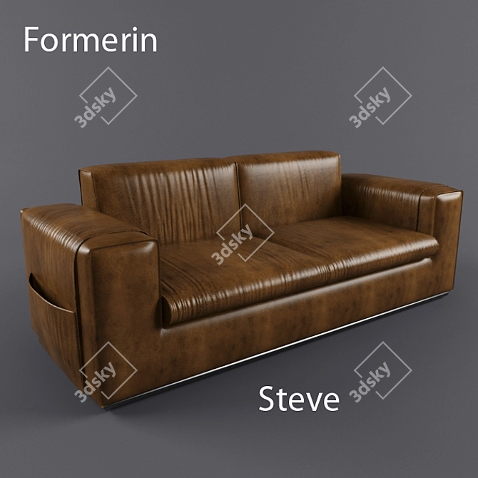 Formerin Steve: Sleek and Stylish Sofa 3D model image 1