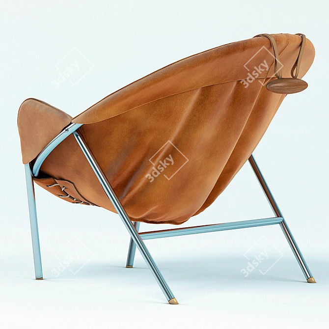 Elegant Jorgensen Lounge Chair 3D model image 3