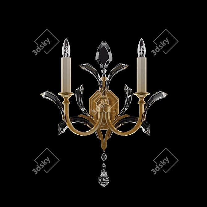 Golden Arcs Fine Art Lamps 3D model image 1