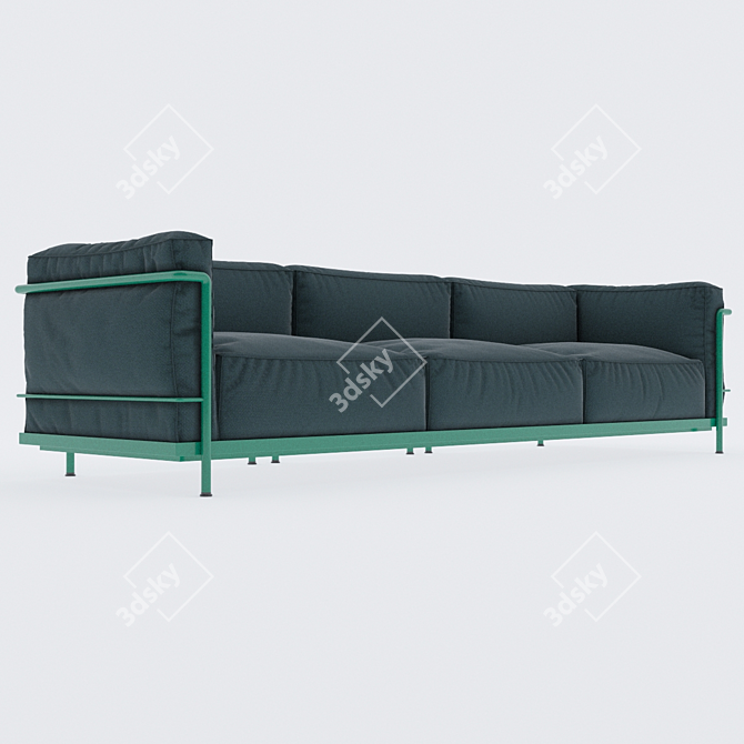 Cassina le Grand LC3: Iconic Elegance 3D model image 1