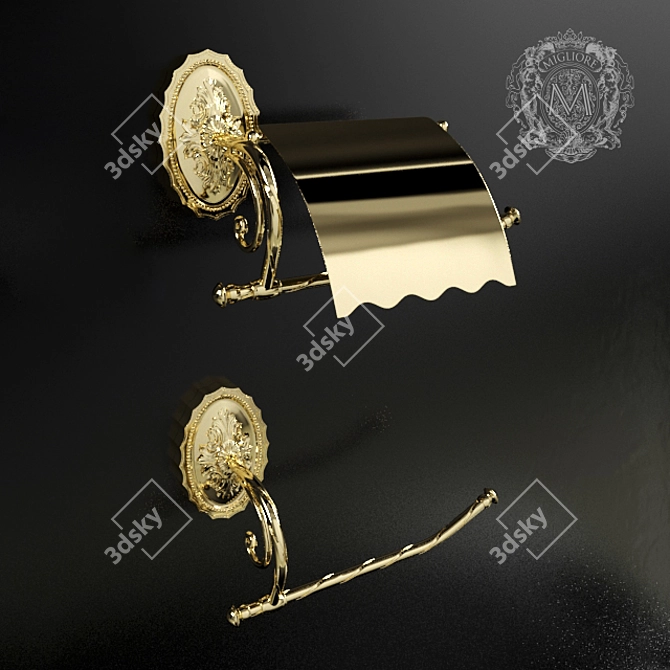 Elegant Edera Accessories Collection 3D model image 3