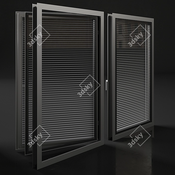 Authentic Internorm KV 440 Window 3D model image 1