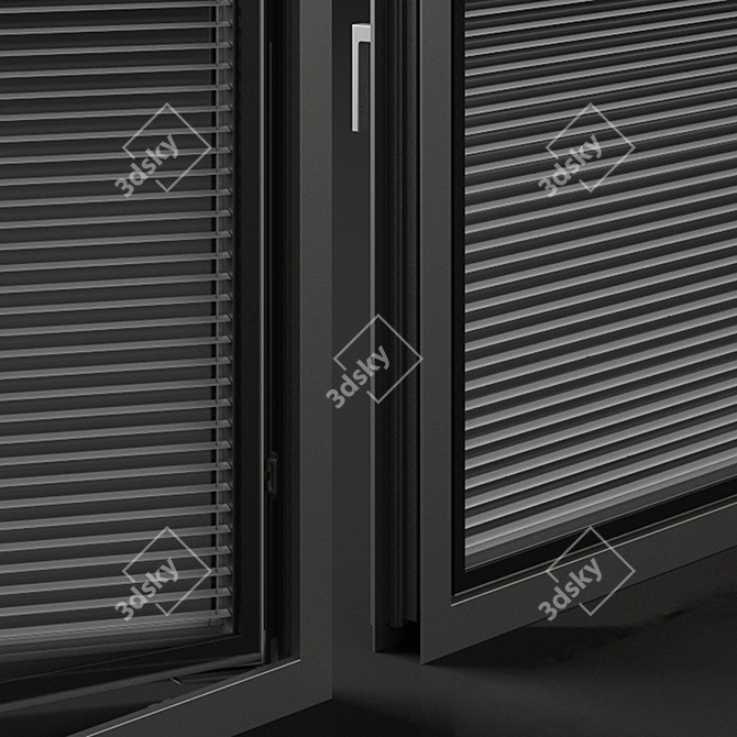 Authentic Internorm KV 440 Window 3D model image 2