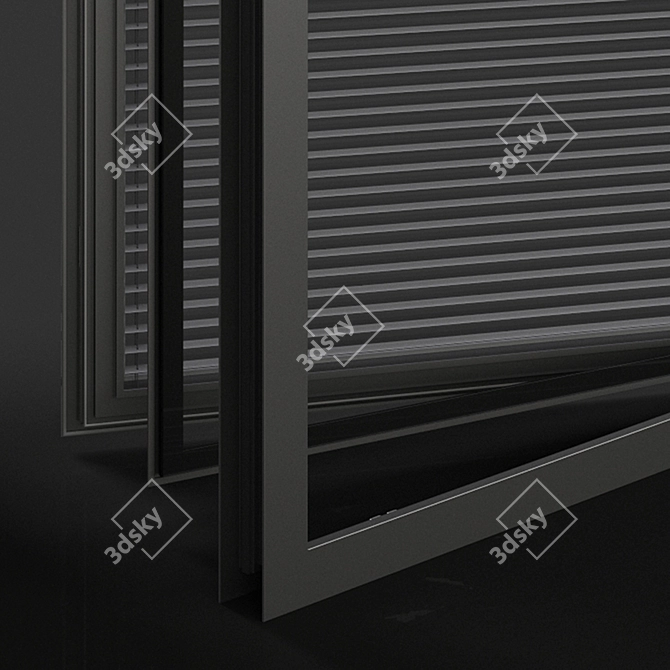 Authentic Internorm KV 440 Window 3D model image 3