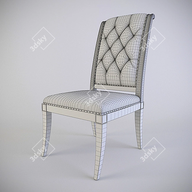 Elegant Bernhardt Marquesa Chair 3D model image 3