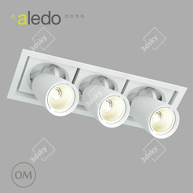 35W Robot Modular LED Module 3D model image 1