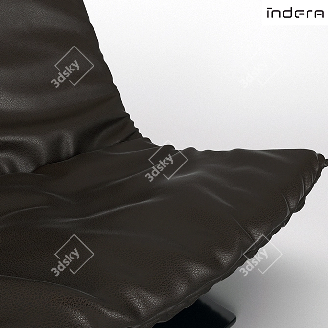 Elegant Sac Armchair by Indera 3D model image 3