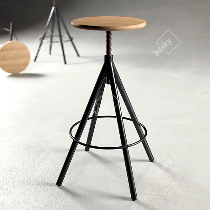 Helix FA-3023-2 Dining Chairs 3D model image 2