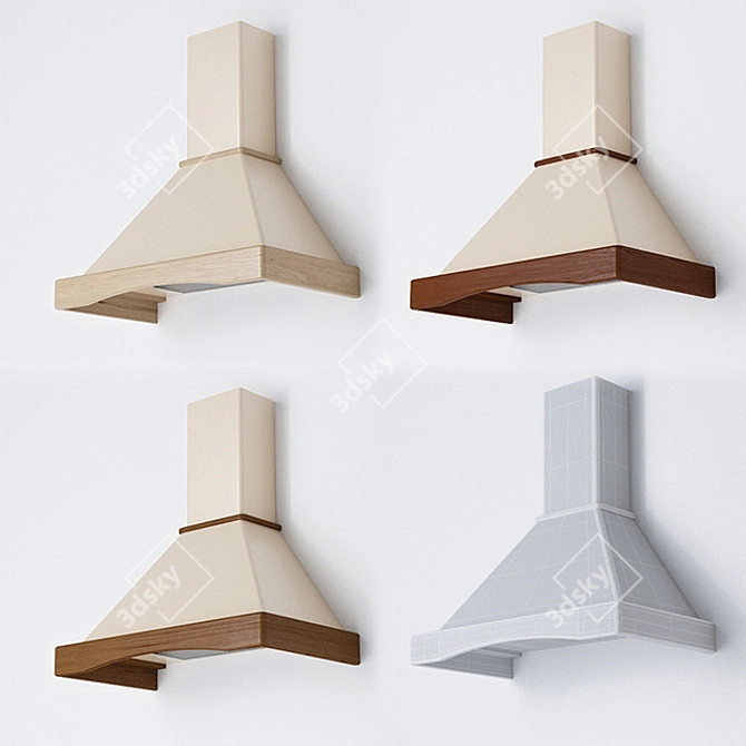 ELEYUS GAMMA 90 - Premium Range Hood 3D model image 1