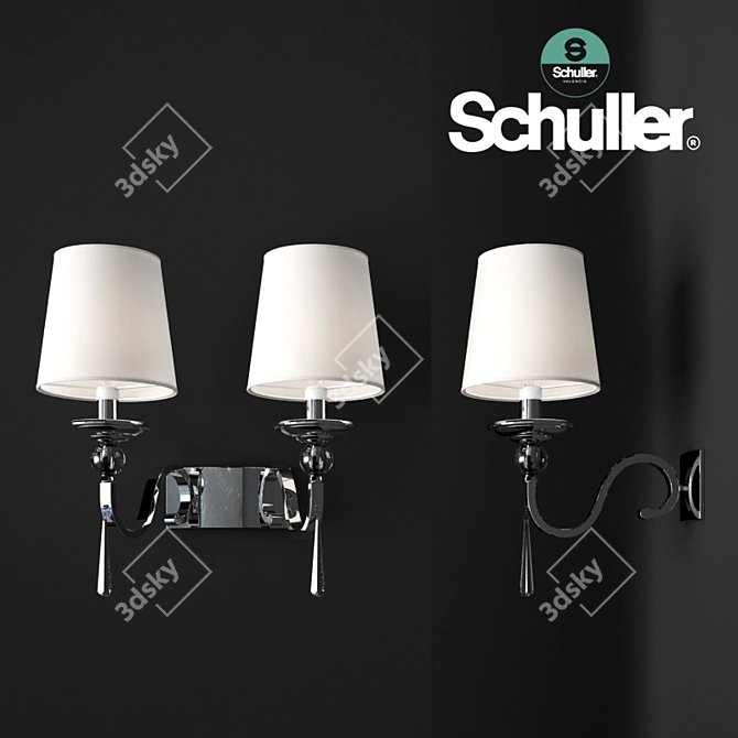 Schuller Mercury II: Modern Table Lamp 3D model image 1