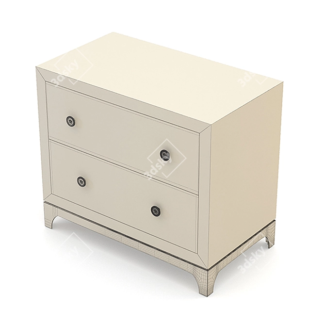 Elegant Alexander Julian Low Chest 3D model image 3