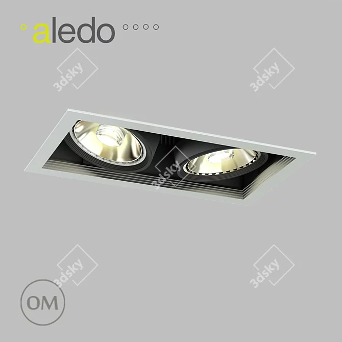 Versatile 34W Cardan Module 3D model image 1