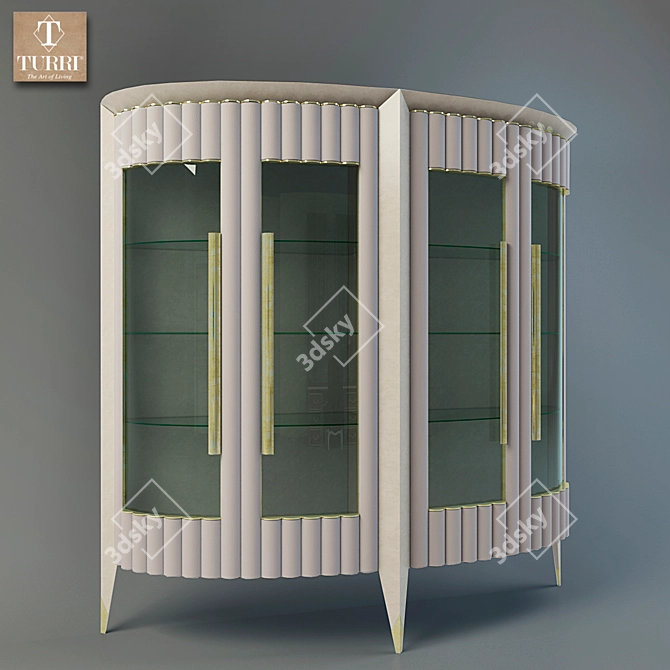 Elegant Turri Orion Showcase 3D model image 1