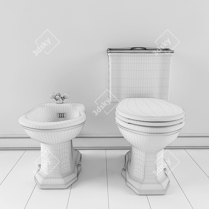 Giulini G "Impero Style" Faucet 3D model image 3