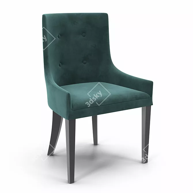 Compact Paluza Armchair 3D model image 1