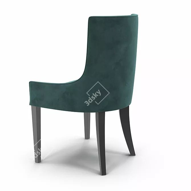 Compact Paluza Armchair 3D model image 2
