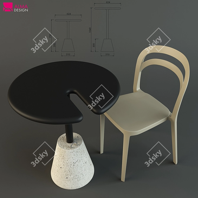 Sophisticated Alma Design Set-Up and Julie 3D model image 3
