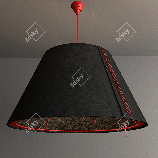 Modern Hanging Lamp - Buzzishade 3D model image 1