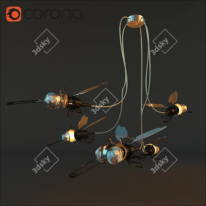 Elegant Light Oligo Filou 3D model image 1