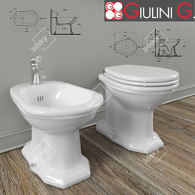 Giulini G "Impero Style" Collection 3D model image 1
