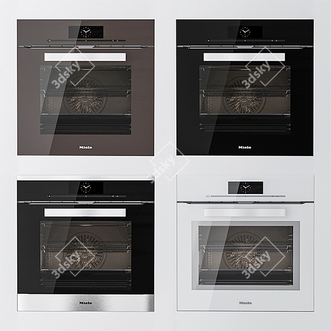 Miele H 6860 BP: Versatile Multifunction Oven 3D model image 1