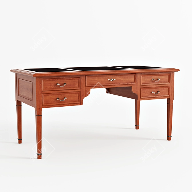Modern Grange Bureau Desk 3D model image 1