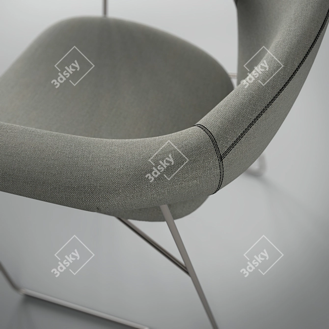 Scandinavian Elegance: GUBI Masculo Chair 3D model image 2