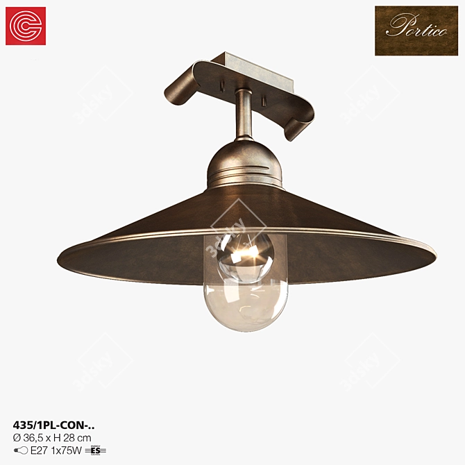 Elegant Crystal Chandelier 3D model image 1