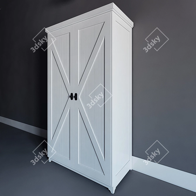 Max 2011/2014 Built-In Wardrobe 3D model image 2