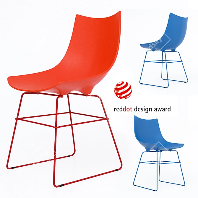 Elevate Your Space with Luc Chair 3D model image 1