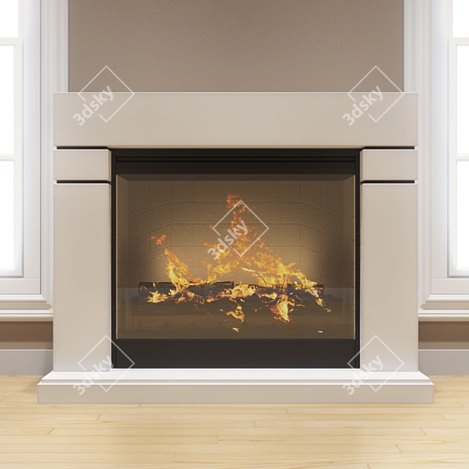 Dimplex Symphony DF2608 Lindos: Sleek & Spacious 3D model image 2