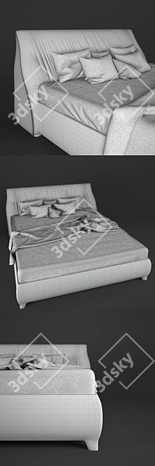 Italian Designer Polis Sumo Sofa 3D model image 3