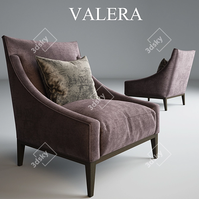 Valera Occasional Chair 3D model image 1