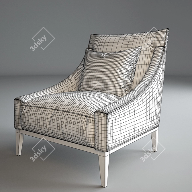 Valera Occasional Chair 3D model image 3