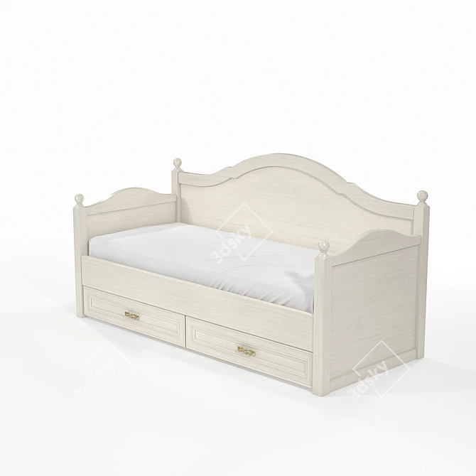 OM Bed Svetlitsa KS-20: A Perfect Blend of Comfort and Style 3D model image 3