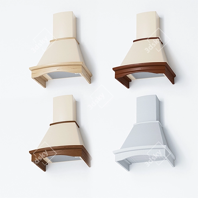 ELEYUS TEMPO 60 - Stylish Range Hoods 3D model image 1
