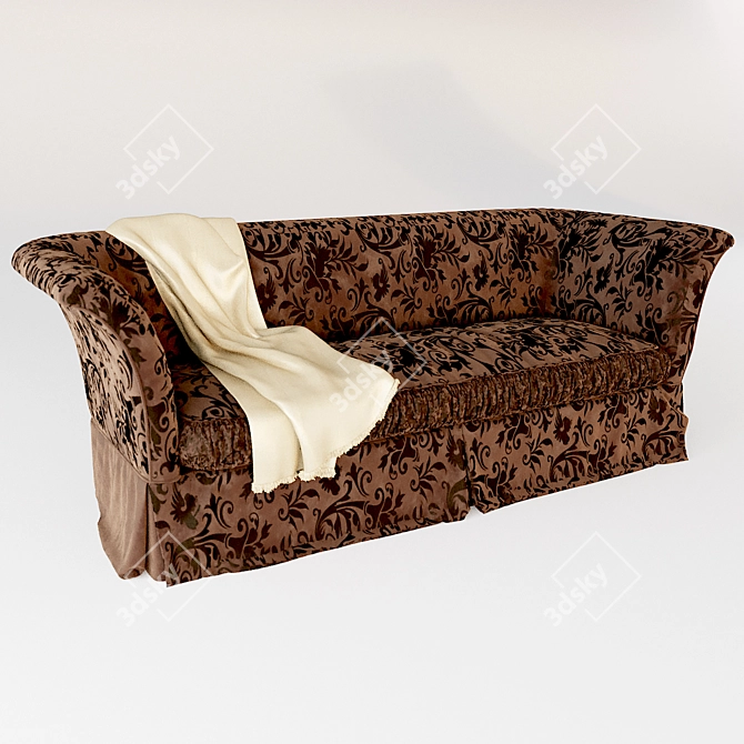 Classic Elegance: Provasi Carol Sofa 3D model image 1