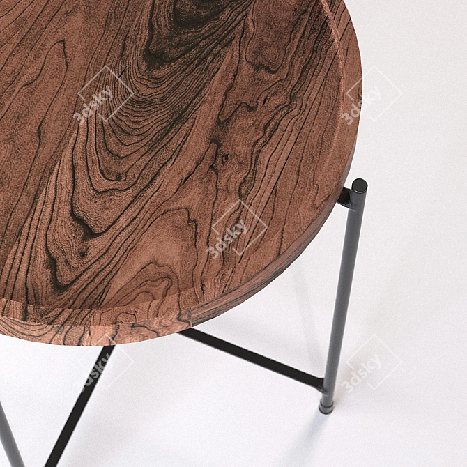 Sleek Kare Quattro Coffee Table 3D model image 2