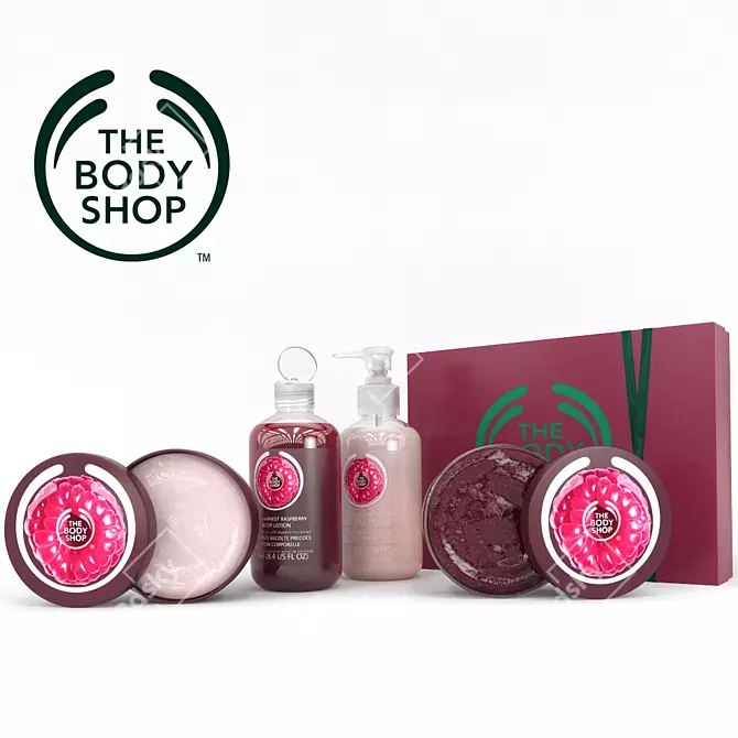 Raspberry Bliss: The Body Shop 3D model image 1