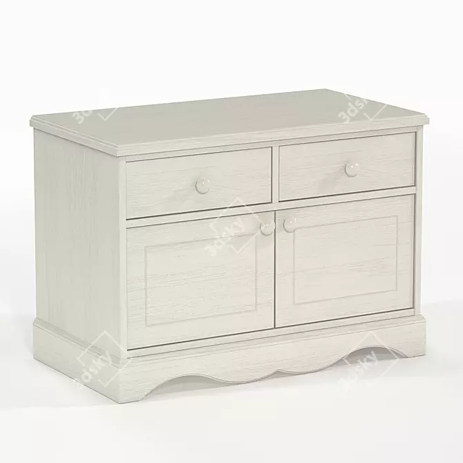 Title: Elegant OM Stand - Ellie Collection 3D model image 1
