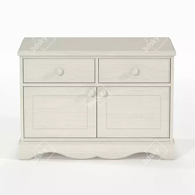 Title: Elegant OM Stand - Ellie Collection 3D model image 2