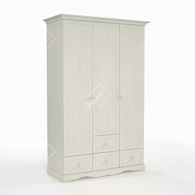 Sleek Ellie Cabinet for Organized Storage 3D model image 1