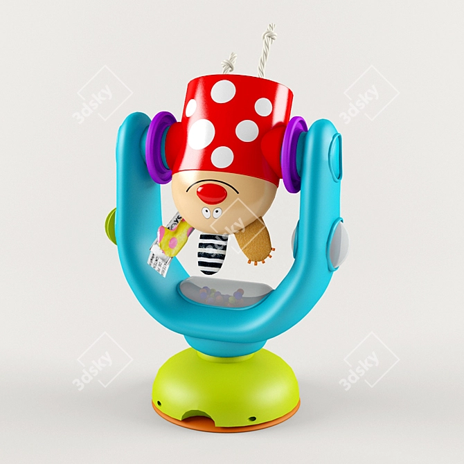 Whirling Kooky Clown - TAF Toys 3D model image 2