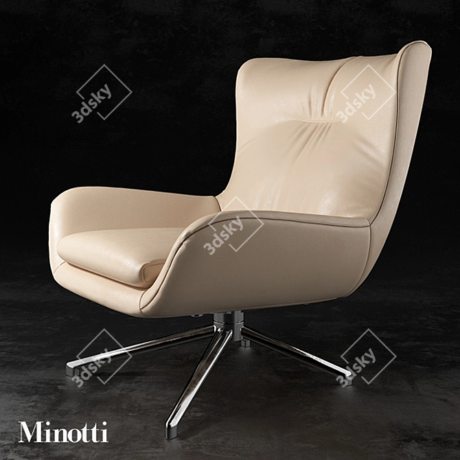 Comfy & Spacious Minotti Jensen 3D model image 1