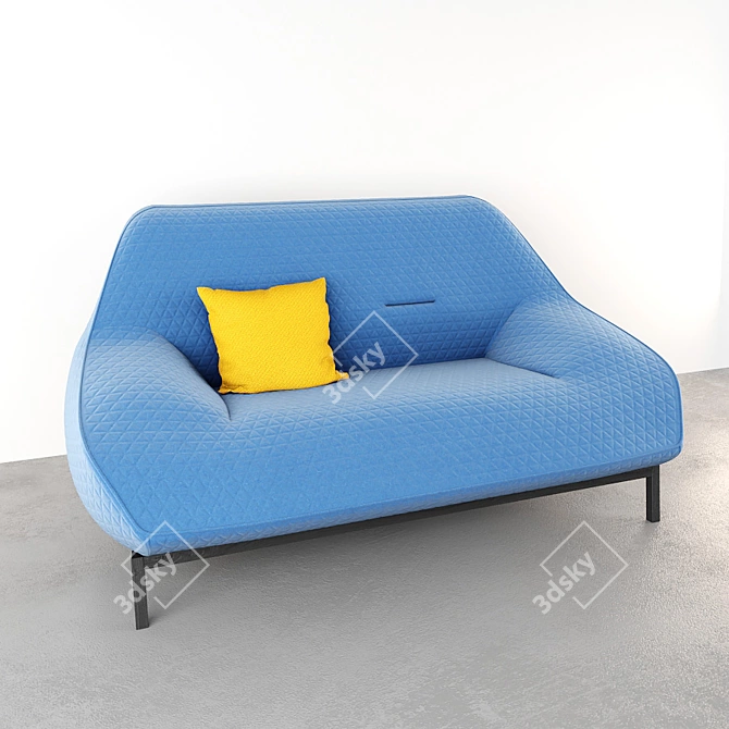 Cosse 2 Seat Sofa - Ligne Roset 3D model image 1