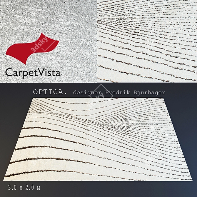 Optica Carpet by Carpet Vista 3D model image 1