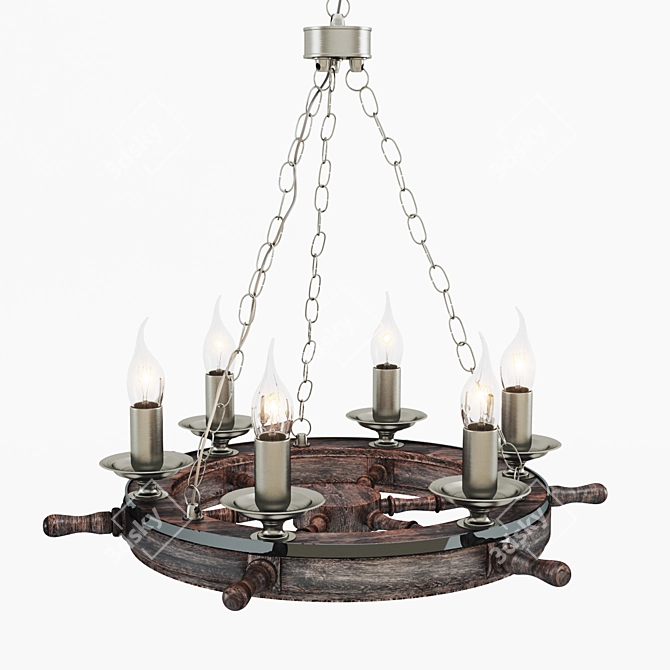 Maytoni Frigate Elegant Chandelier - ARM624-06-R 3D model image 1
