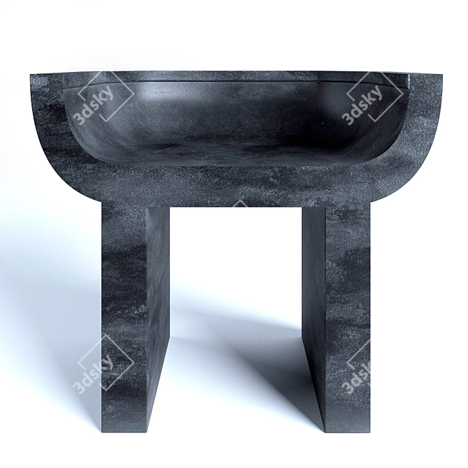 RICK OWENS Stone Throne 3D model image 2