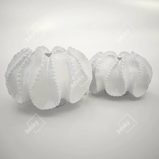 Enchanting Chakra Vases: EDG's Artistic Touch 3D model image 2