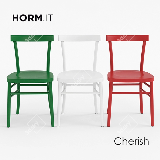 Modern Comfort: Horm Cherish Chair 3D model image 1